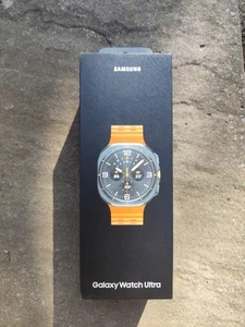 Samsung Galaxy Watch Ultra LTE 47mm - Titanium Grey - Orange Strap - Brand New! - Zdjęcie 1 z 9