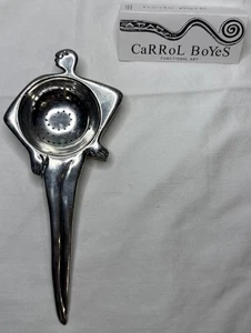 "Colador de té vintage Carrol Boyes hombre arte funcional 7,5""" - Imagen 1 de 8