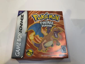 Pokemon: Feuerrote Version Nintendo Game Boy Advance 2004 Box Handbücher NUR Poster - Bild 1 von 11