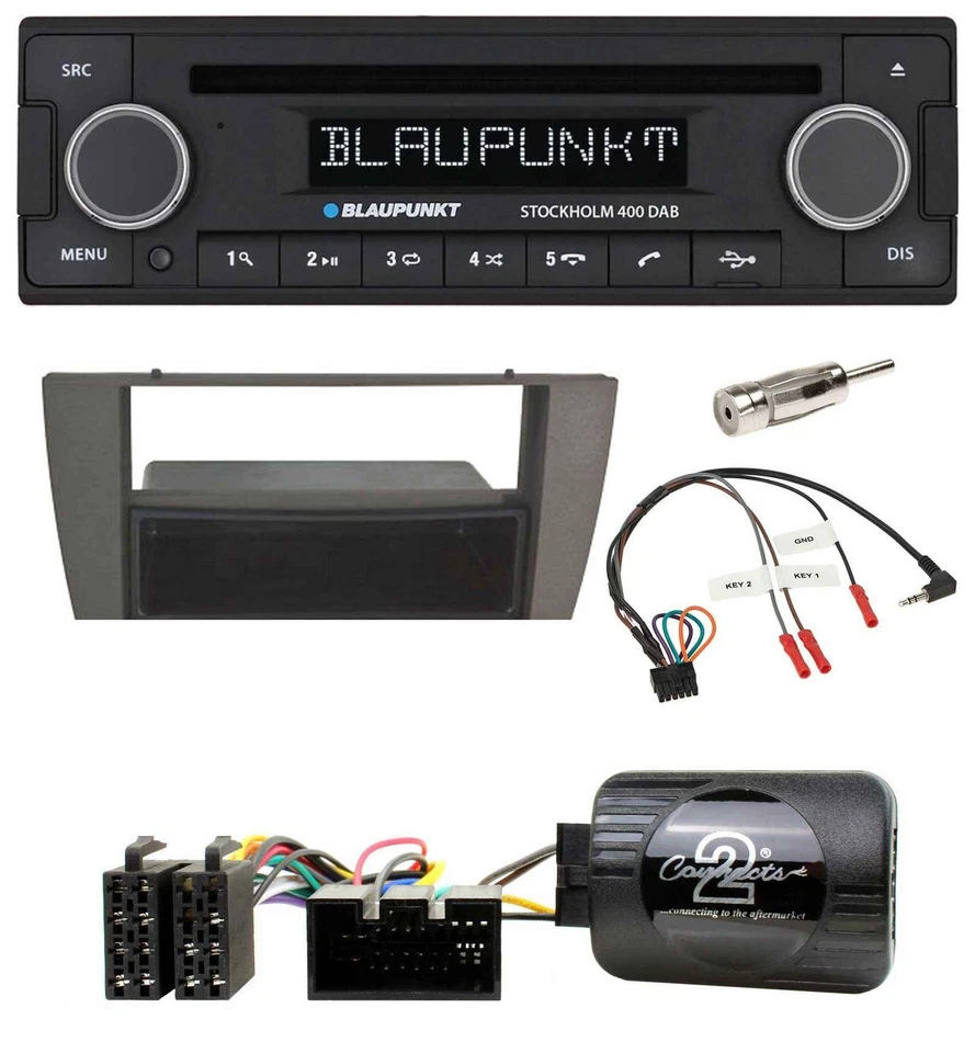 Blaupunkt Lenkrad Bluetooth DAB CD USB Autoradio für Jaguar X-Type S-Type 2003-2 - Bild 1 von 4
