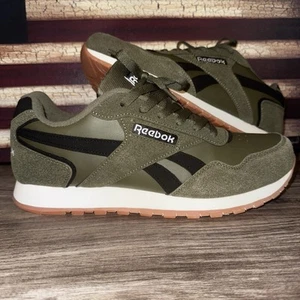 Reebok Classic Men’s Moss Green Harman AR301 Lifestyle Sneakers Shoes 9.5 New - Picture 1 of 15