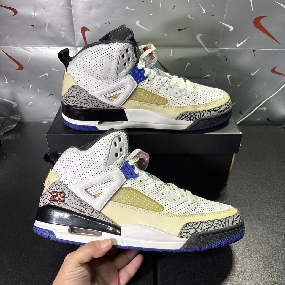 Размер 11,5 - Nike Air Jordan Spizike виноград белый/фиолетовый/серый - 315371-102 - Изображение 1 из 4