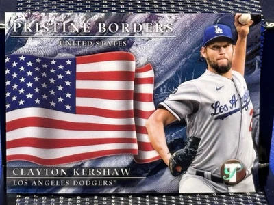 2022 Topps Pristine CLAYTON KERSHAW Dodgers Pristine Borders PB-9 - Image 1 of 2