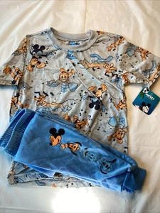 Disney Mickey Mouse 2 Piece Boys Pajama Size 6 - Picture 1 of 4
