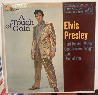 Elvis Presley Touch Of Gold Volume I RCA EPA-5088 EP 45 GSS Rare Maroon Label! - Image 1 of 4