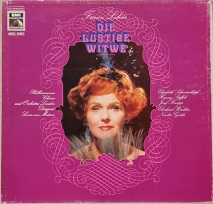 Lehár - Die fröhliche Witwe / Von Matacic, Schwarzkopf, Gedda - 2 LP Box Set - Bild 1 von 4