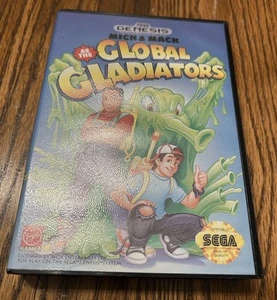 Mick & Mack: Global Gladiators (Sega Genesis, 1992) completo en caja original - Imagen 1 de 9