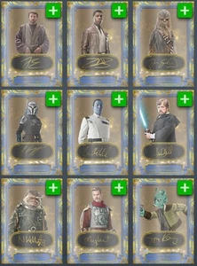 [DIGITAL] Topps Star Wars - Gold Label 25 W1 - Chrome Blue Signatures - Pick - Picture 1 of 1