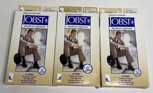 3 Jobst ForMen große volle Wade schwarz kniehoch 30-40 mmHg Kompression 115296 - Bild 1 von 10