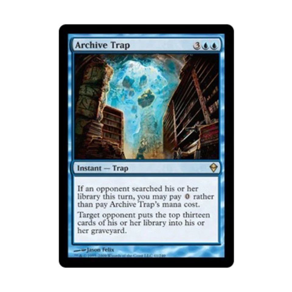 WOTC MtG Zendikar Archive Trap (R) (Foil) EX - Image 1 of 1