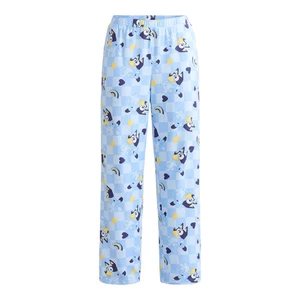 Women’s Bluey Pajama Pants – Size 2X – Light Blue Cartoon Sleepwear NEW - Foto 1 di 4