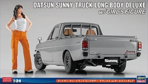 Hasegawa 1/24 Datsun Sunny Truck Long Body Deluxe with Girl's Figure [SP626] - Picture 1 of 1