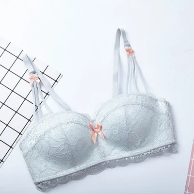 Sujetadores inalámbricos para mujer acolchados lencería sexy sujetador push up sujetador pequeño AAA ABCD Foto 1 de 4