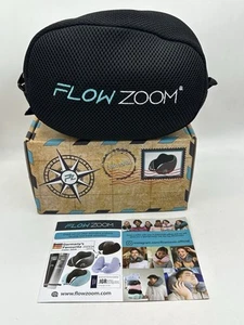Flow Zoom  Comfy Memory Foam Travel Neck Pillow  Adjustable Airplane Pillow Grey - Picture 1 of 8
