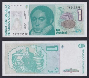 Banconota Argentina 1 austral (1985-1989) P.-323b FDS-/UNC- - Imagen 1 de 1