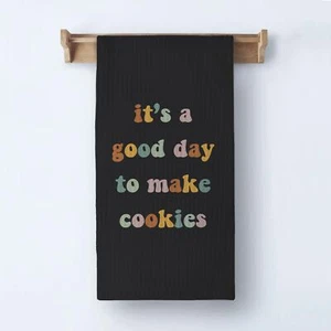 Funny Kitchen TowelsFunny Dish Towels with SayingsTea Towels for BakingBaking... - Picture 1 of 4