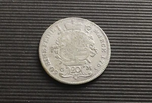 Germany Tier 1765 EG-GM 20 Kreuzer Johann Philipp von Walderdorff Silver VG 7871 - Picture 1 of 2