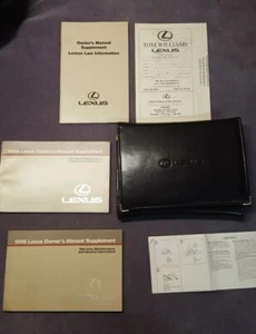 1998 Lexus ES300 ES-300 Owner Owners Owner's Manual Supplement & Leather Case - Picture 1 of 9