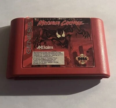 Sega Genesis Game Bundle - NBA Jam, Maximum Carnage, Street Fighter 2, Mortal K - Image 1 of 4