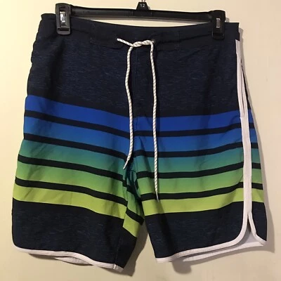 Ocean Current Boardshorts Mens Sz 34 Multicolor Hybrid Swim Surf Fitness FLAW - Image 1 of 4