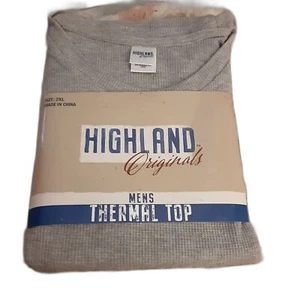 Neu mit Etikett Highland Originals graues langärmliges Thermooberteil für Herren 2XL - Bild 1 von 2