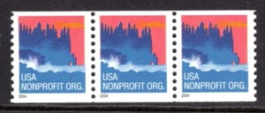 United States Scott #3864 VF Unused 2004 Sea Coast Coil Strip of 3 + Single - Picture 1 of 2