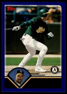 2003 Topps #154 David Justice Oakland Athletics - Picture 1 of 2