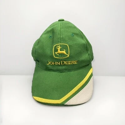 John Deere Adjustable Dads Hat MPC Louisville 100% Cotton One Size Tractor Farm - Image 1 of 4