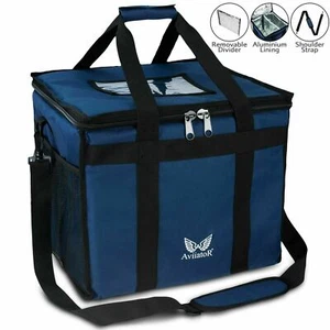 AviiatoR® Hot Food Delivery Bags With Divider Thermal Insulated / Cool Bag