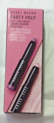 Bobbi Brown party prep mini long wear cream shadow stick duo golden pink+dusty - Image 1 of 3