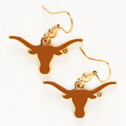 UNIVERSITY OF TEXAS EARRINGS DANGLE NEW Cover