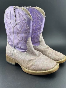 Botas de Vaquero Roper Infants Punta Cuadrada! ¡Talla 8 en bebés! Zipup 09-017-1901-1520 - Imagen 1 de 9