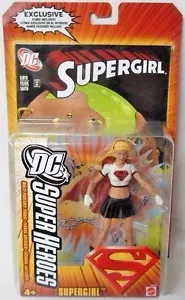 SUPERGIRL ( 6" ) HTF ( BLACK SKIRT VARIANT) DC COMICS ACTION FIGURE & COMIC BOOK - Picture 1 of 2
