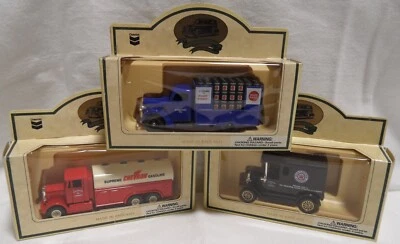 1995 Lledo "Days Gone" Chevron Commemorative Model Die-Cast Toy Truck Set-3 Pc.  - Image 1 of 4