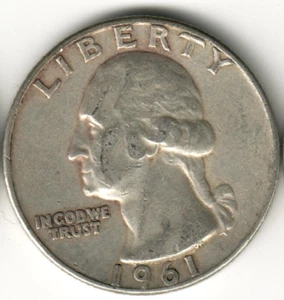 USA - 1961D - Washington ¼ $ - Silver Eagle - #12247RG - Picture 1 of 2