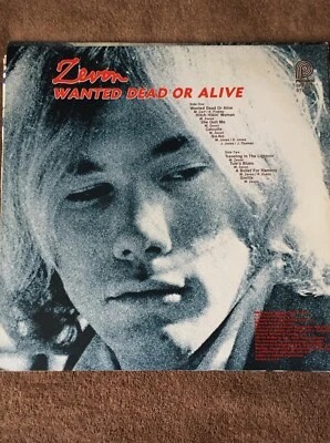 Warren Zevon - Wanted Dead or Alive - Image 1 of 2