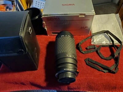SIGMA DL Zoom 75-300mm 1:4-5.6 Multi Coated Macro Lens for Canon ORIGINAL BOX  - Image 1 of 4
