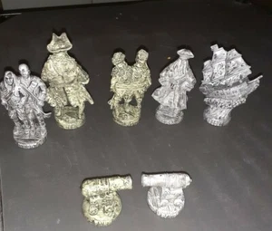 Pirates of the Caribbean Replacement Chess Pieces Jack Sparrow  (7) pieces - Picture 1 of 12