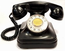 Antiguo telefono de baquelita STANDARD ELECTRIC ESPAÑOL de TELEFONICA
