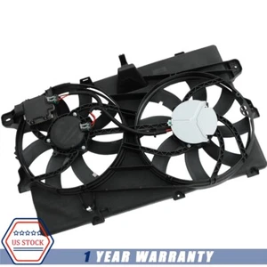 FO3115177 Dual Radiator Condenser Cooling Fan Assembly For Ford Edge MKX Lincoln - Picture 1 of 12