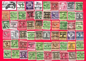 U. S. Precancel Stamps Used 10 😊 - Picture 1 of 1