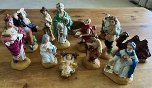 Unique Vintage/Antique Nativity Set Signed Emma Christmas - Picture 1 of 22