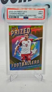 Topps Finest UCC 23/24 Thomas Müller Premiado Futbolistas PS9 POP1 Oro/50 - Imagen 1 de 2