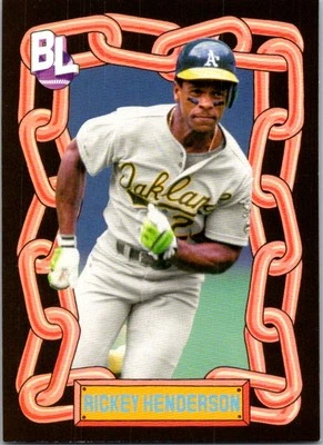 2024 Topps Big League #TBL-22 Rickey Henderson Topps Big Leaguer 11G - Image 1 of 2