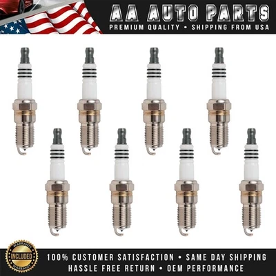8PCS Platinum Spark Plugs for 2007-2009 Cadillac SRX STS XLR 4.6L SP493 AGSF32PM - Image 1 of 4
