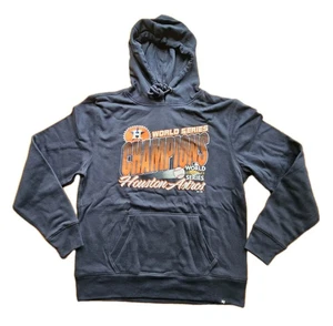 Houston Astros '47 Brand 2022 World Series Champions Pullover Hoodie Sz L Navy - Picture 1 of 9