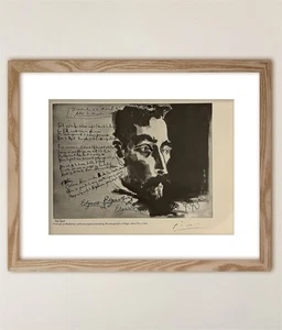 Pablo Picasso - Original Signed Print with COA and $3,500 Appraisal - - Picture 1 of 13