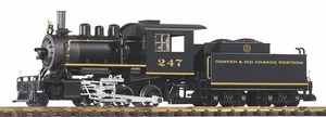 PIKO 38239 G Scale D&RGW Mini-Mogul 247 - Picture 1 of 1