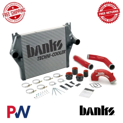 Sistema de intercooler Banks Power Techni-Cooler para 03-05 Dodge Ram 2500/ 3500 5,9 L Foto 1 de 4