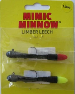 2 - Northland Tackle LIMBER LEECH - 1/8 oz. - Schwarz/Chartreuse & Schwarz/Rot - Bild 1 von 3